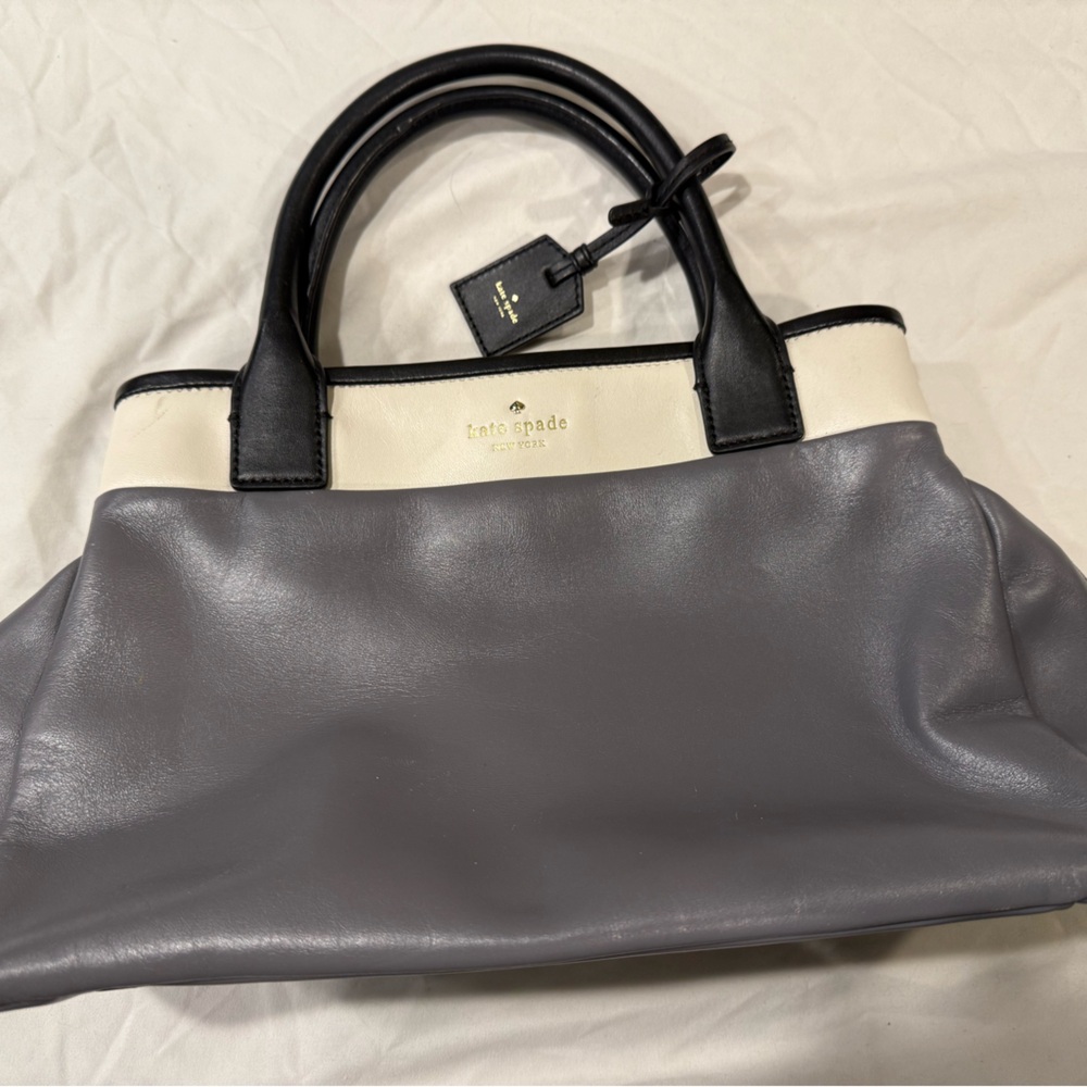 Kate Spade Black and Gray Satchel